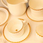Miami Product Photographer David Fast shoots fine china catalog for Brass Ring Group