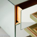Miami Architectural Photographer David Fast Shoots Luis Pons Mirrored Furniture in Design Lab in the Design District